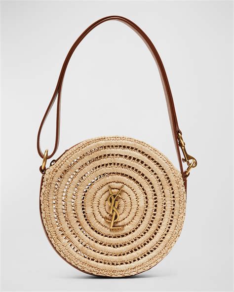 ysl raffia bag replica|ysl round raffia crossbody bag.